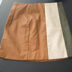 Wild Honey Tri-Tone Mini Skirt